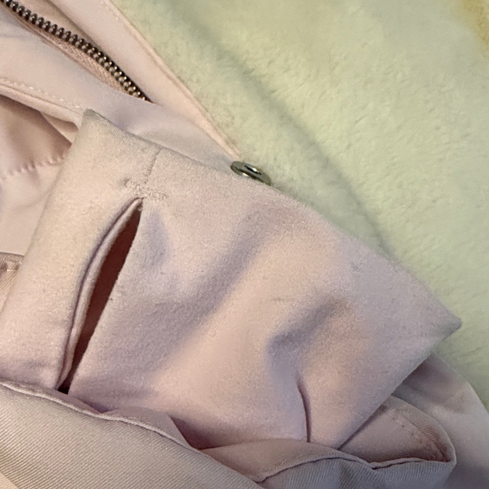 Hollister Light Pink Faux Fur Puffer Jacket w/Hood - Picture 3 of 6